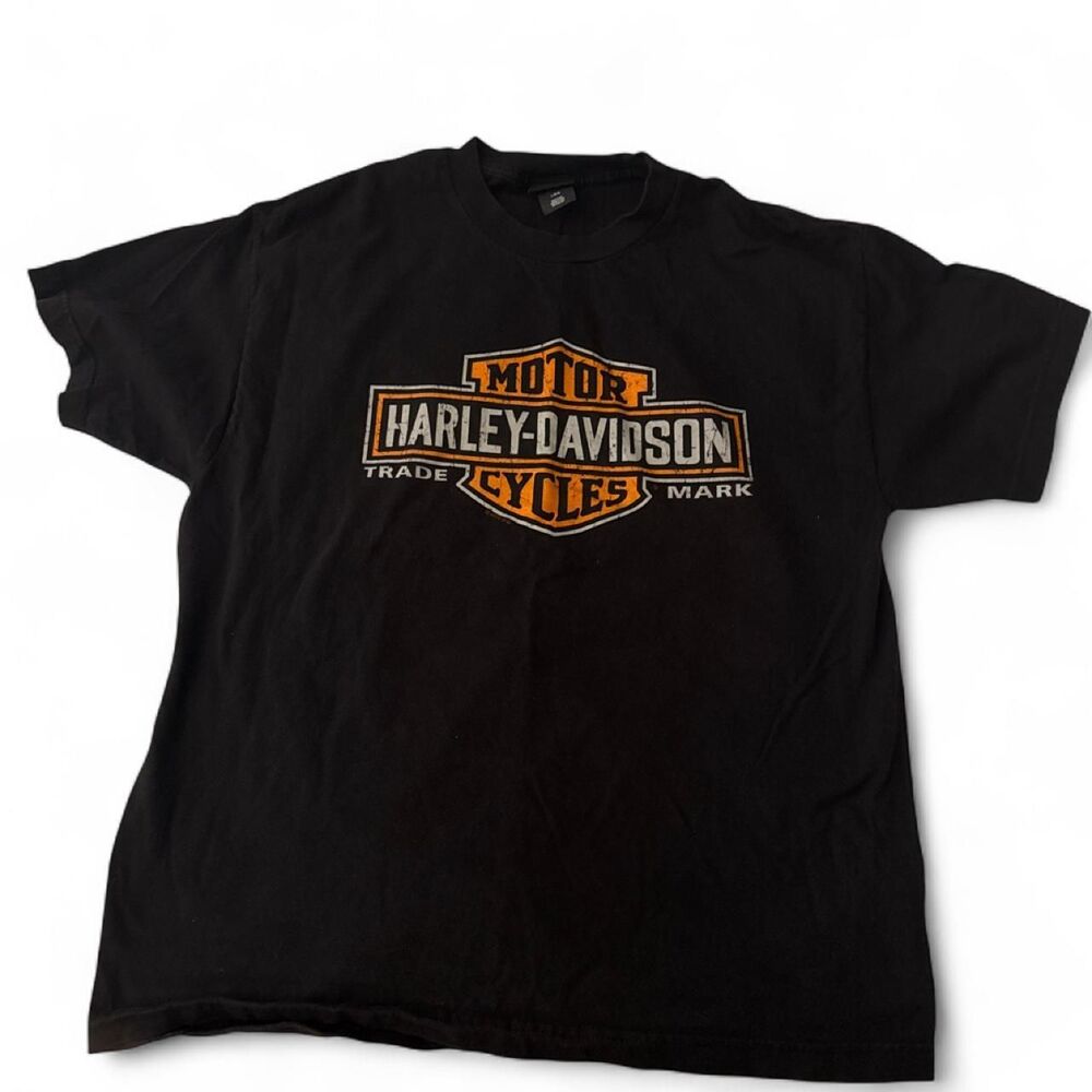 Harley-davidson Men's Black T-shirt
